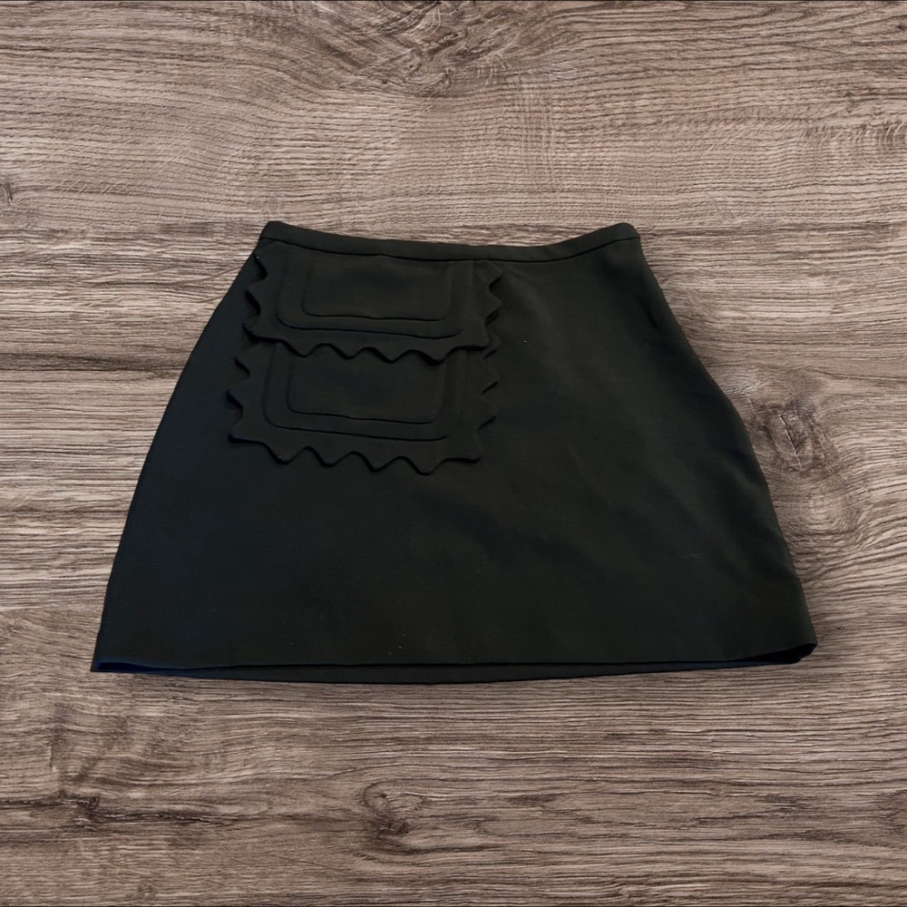 Victoria Beckham Target Black Mini Skirt Size Small.